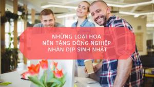 Những loại hoa nên tặng đồng nghiệp nhân dịp sinh nhật