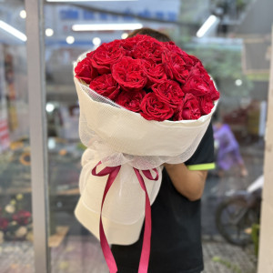 Bó hoa hồng đỏ Ohara tặng chúc mừng sinh nhật đẹp và ý nghĩa