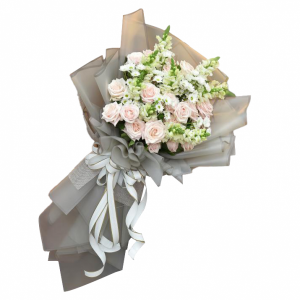 Bó hoa hồng cẩm tú cầu sinh nhật bạn 