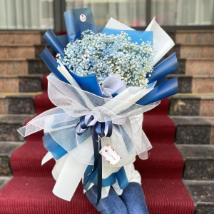 Bó hoa baby xanh phù hợp tặng chúc mừng sinh nhật
