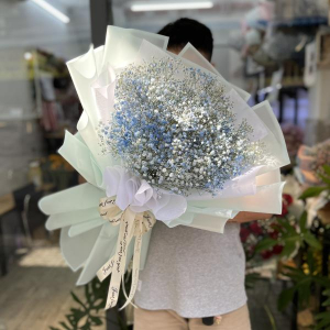 Bó hoa baby xanh tặng bạn gái dịp sinh nhật