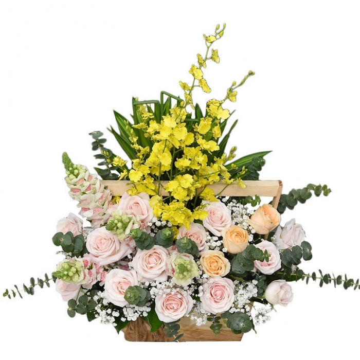 Bí quyết lựa chọn giỏ hoa khai trương giá rẻ, đẹp nhất và nhỏ gọn nhất 1341789531