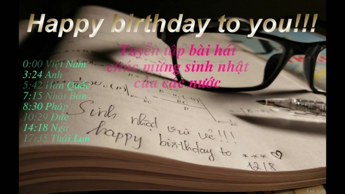 Top 10 bản nhạc sinh nhật bất tử hay  và ý nghĩa nhất 1931259501