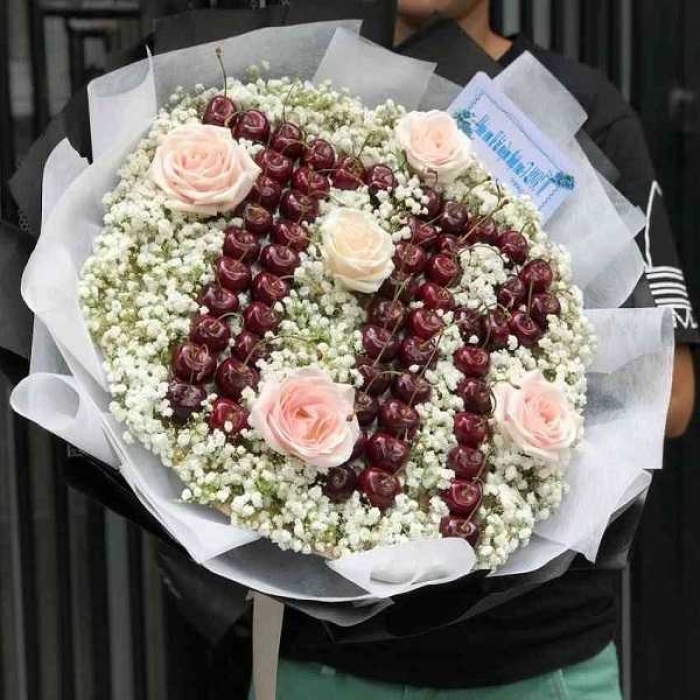 Gợi ý những bó hoa cherry đẹp, ý nghĩa dành tặng cho người yêu 263300658