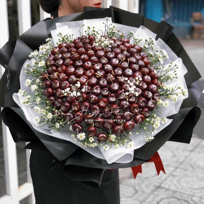 10 kiểu bó hoa trái cây làm quà tặng cực ý nghĩa 617119903