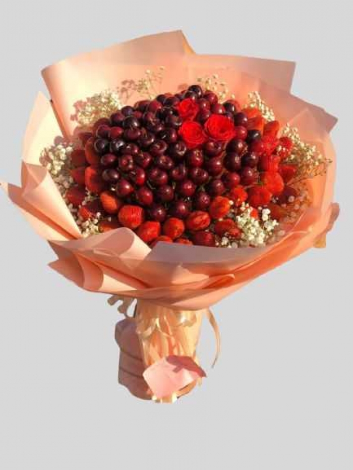 10 kiểu bó hoa trái cây làm quà tặng cực ý nghĩa 617119903