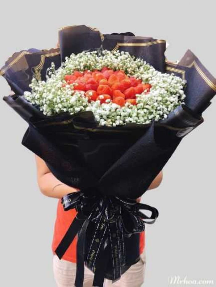 10 kiểu bó hoa trái cây làm quà tặng cực ý nghĩa 617119903