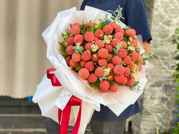 10 kiểu bó hoa trái cây làm quà tặng cực ý nghĩa 617119903