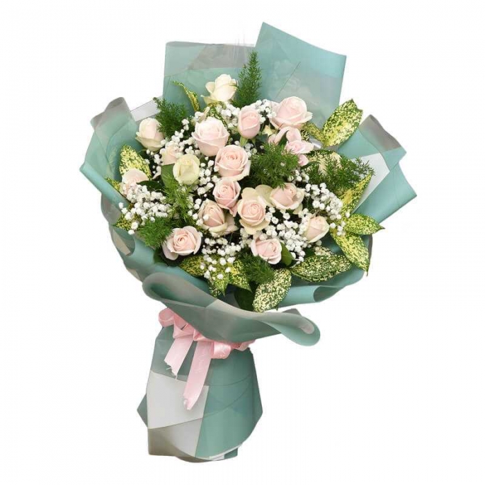 Gợi ý những bó hoa hồng phấn pastel đẹp và sang trọng 1159547843