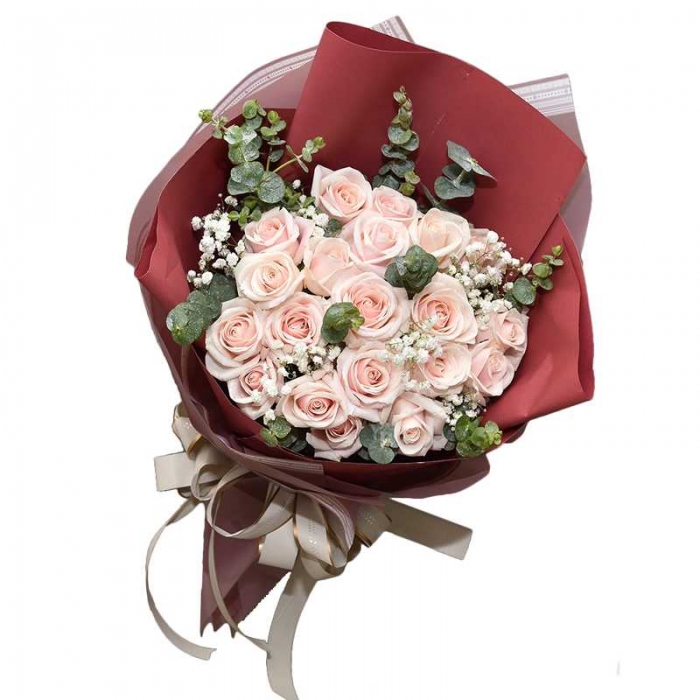 Gợi ý những bó hoa hồng phấn pastel đẹp và sang trọng