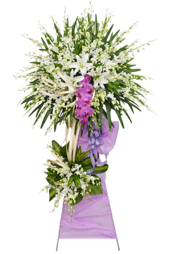 Vòng hoa kính viếng Quận 7 - Sự lựa chọn hoàn hảo 363500787