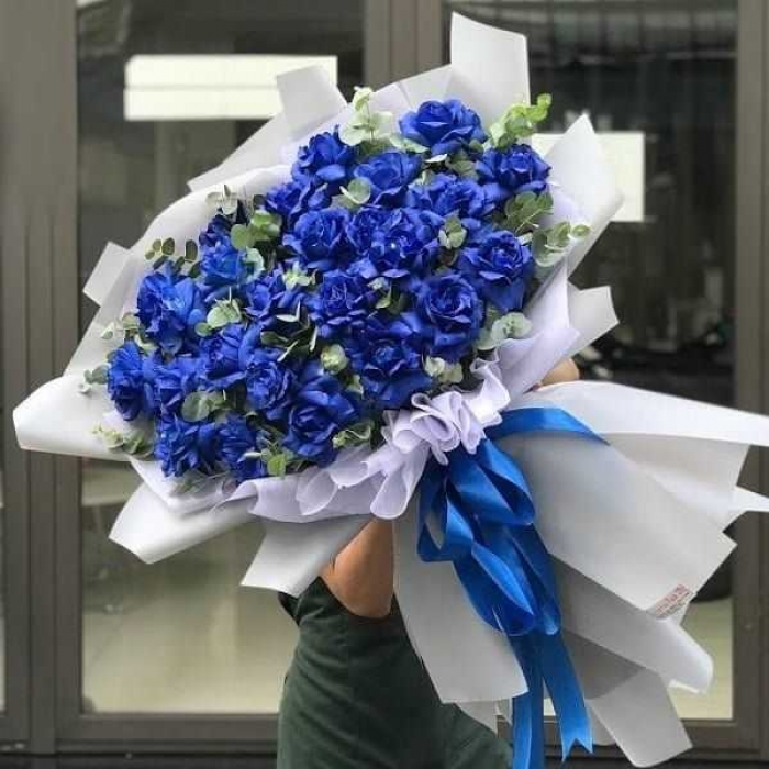 15 bó hoa hồng xanh cực đẹp tặng cho người yêu ý nghĩa 659050271