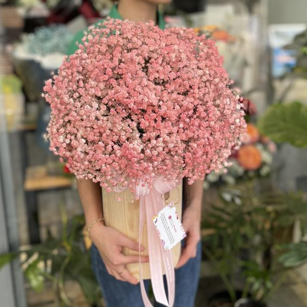 Hộp hoa baby hồng tặng chúc mừng sinh nhật ý nghĩa  2