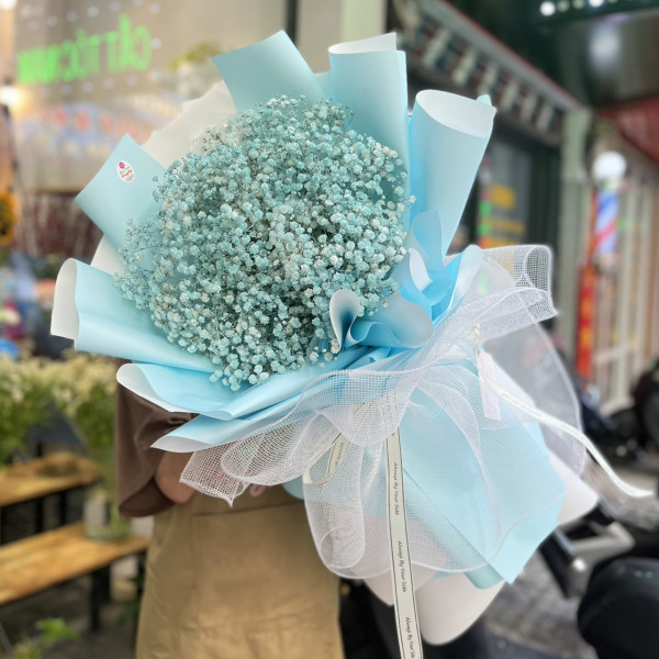 Bó hoa baby xanh ngọc tặng chúc mừng sinh nhật đẹp và ý nghĩa  2