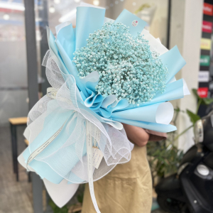 Bó hoa baby xanh ngọc tặng chúc mừng sinh nhật đẹp và ý nghĩa
