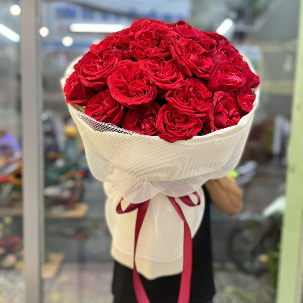 Bó hoa hồng đỏ Ohara tặng chúc mừng sinh nhật đẹp và ý nghĩa  1
