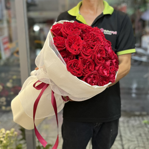 Bó hoa hồng đỏ Ohara tặng chúc mừng sinh nhật đẹp và ý nghĩa  2