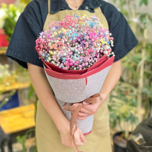 Bó hoa mini baby nhiều màu sắc tặng sinh nhật ý nghĩa