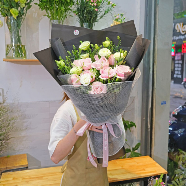 Bó hồng pastel tặng sinh nhật bạn gái 1