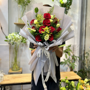 Bó hoa hồng đỏ tặng bạn gái, người yêu đẹp