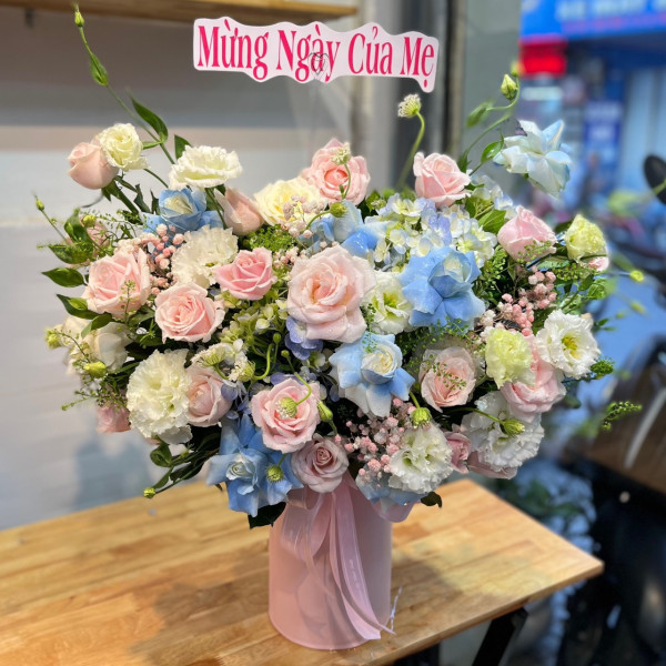 Lẵng hoa hồng tặng mẹ nhân dịp sinh nhật ý nghĩa
