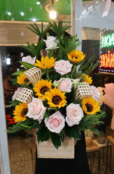 Hộp Hoa Lời Cám Ơn 1