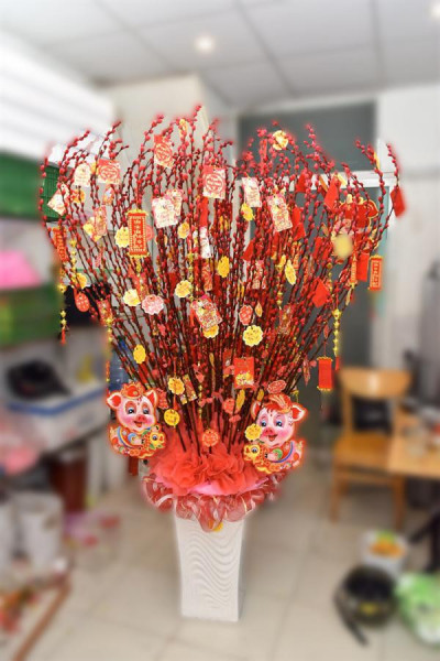 Bình Nụ Tầm Xuân Phát Tài 1