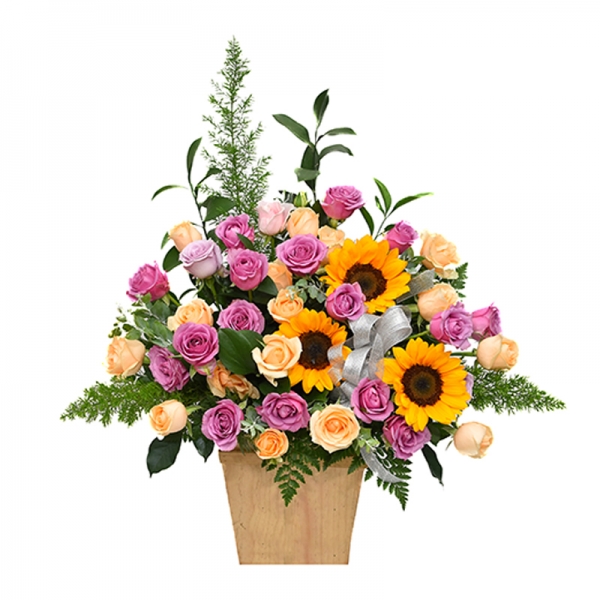 Lẵng hoa để bàn cảm ơn mẹ 1