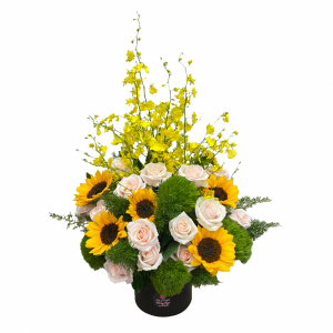 Giỏ hoa hồng tặng sinh nhật bạn