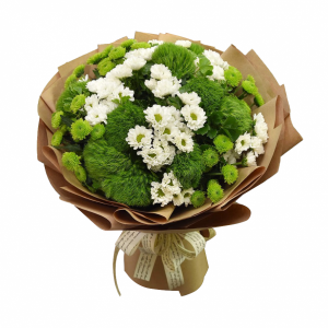 Bó hoa cúc xanh chúc mừng sinh nhật bạn