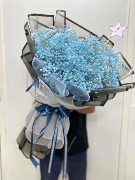 Bó Baby Xanh- Baby Hà Lan Nhập- Tặng Sinh Nhật Phái Nam  1