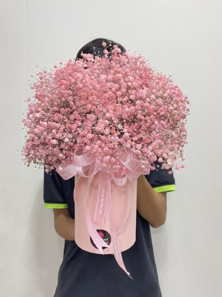 Hộp Hoa Baby Hồng - Baby Hà Lan Nhập - Tặng Sinh Nhật Phái Nữ 1