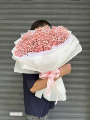 Bó Baby hồng tặng chúc mừng sinh nhật