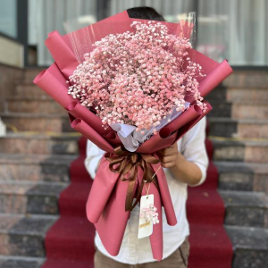 Bó hoa baby hồng tặng sinh nhật bạn gái