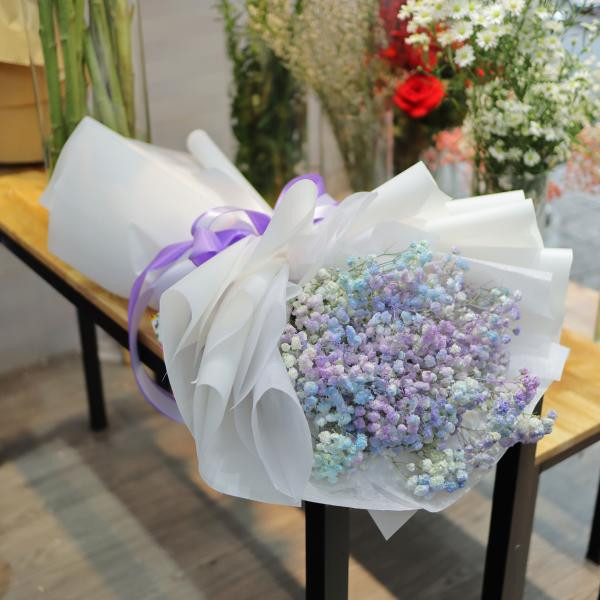 Bó hoa baby tặng Valentine 1  2