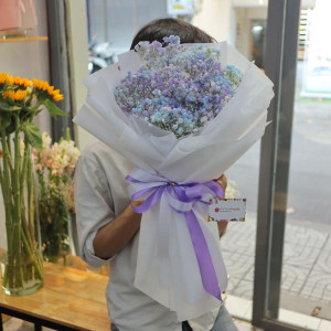 Bó hoa baby tặng Valentine 1