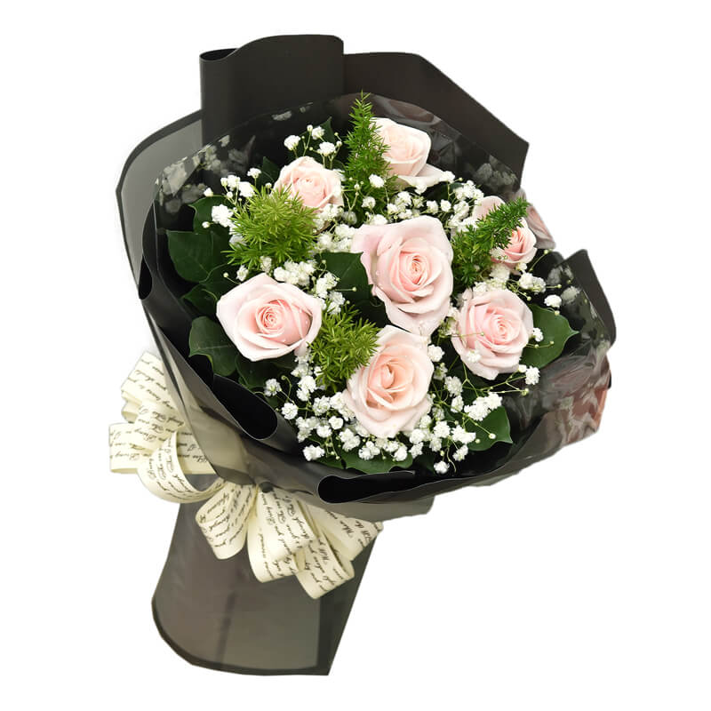 Bó Hoa Hồng Kem 7 hoa 1