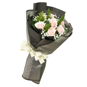 Bó Hoa Hồng Kem 7 hoa