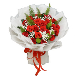 Bó Hoa Hồng Đỏ 25 Hoa