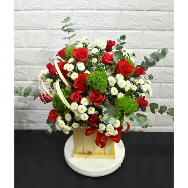 Hộp Hoa Hồng Red Wicky 1