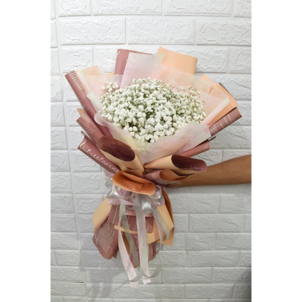 Bó Hoa Baby Trắng 1