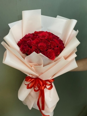 Bó hoa hồng 40 bông tặng sinh nhật cho nữ đẹp